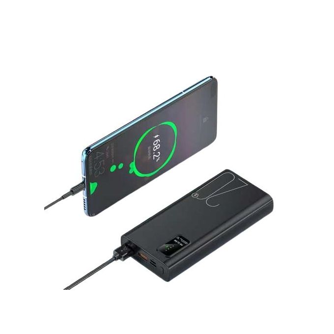 Ace Elec 20,000mAh Ultra-Slim Portable Fast Charger/Power Bank - Black