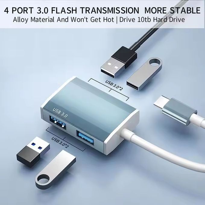 4-in-1 USB-C Docking Station