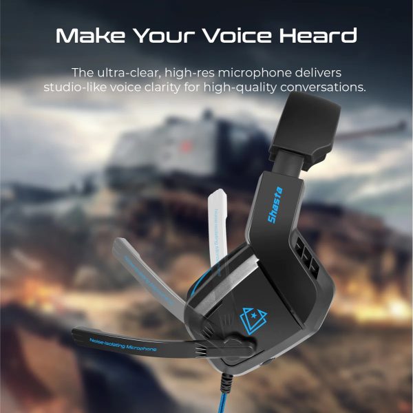 Vertux Over-Ear Gaming Headset with Ambient Noise Isolation