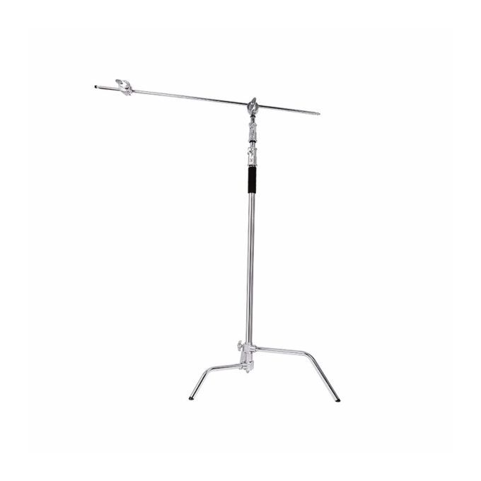 Silver C-Stand Lighting Support