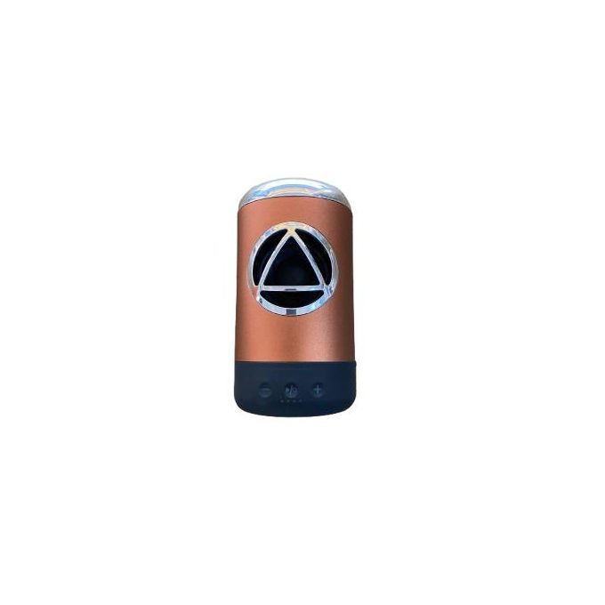 Compact Wireless Bluetooth Speaker with Powerful Bass, LED Light, and Rechargeable Battery – Works with Phones, Laptops, and Tablets — product view 2