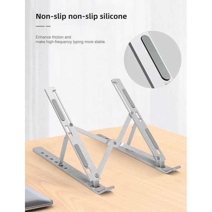 Adjustable Bracket for Foldable Laptop and Tablet Stand