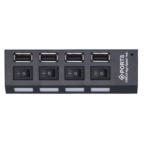 Buy USB Splitter Hub USB 2.0 Docking Station Multiple Expander Black