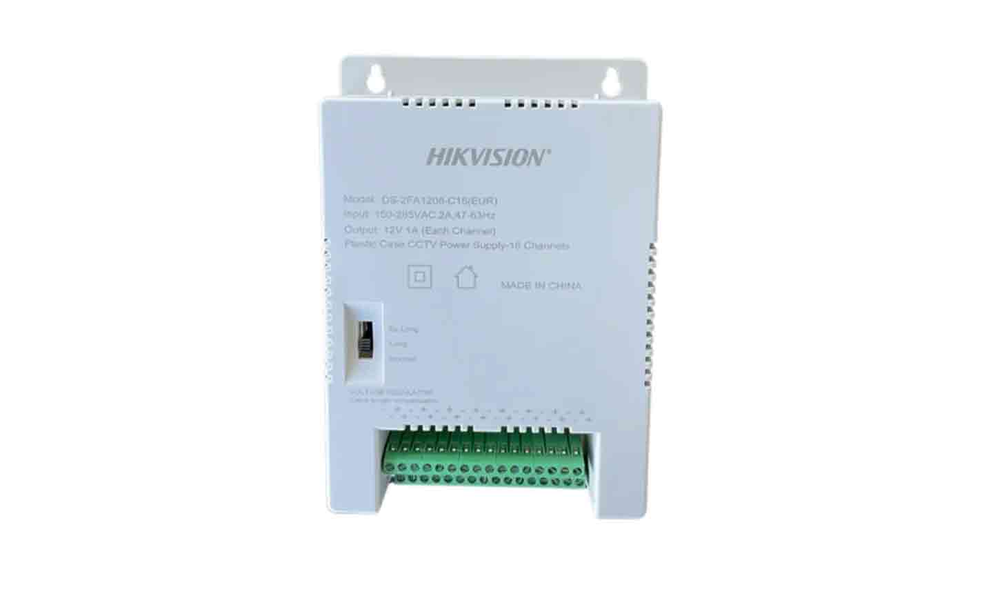 Hikvision 16-Channel Power Supply Adapter – Model DS-2FA1208-C16