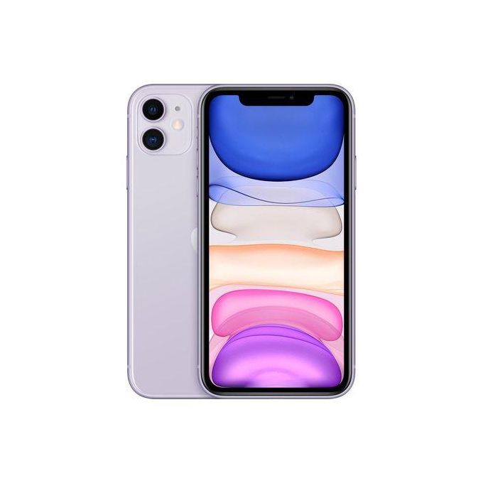 Apple iPhone 11 - 6.1-inch Display - 128GB Storage - 4GB RAM - 12MP Rear and Front Cameras - 3110mAh Battery - Beige Color
