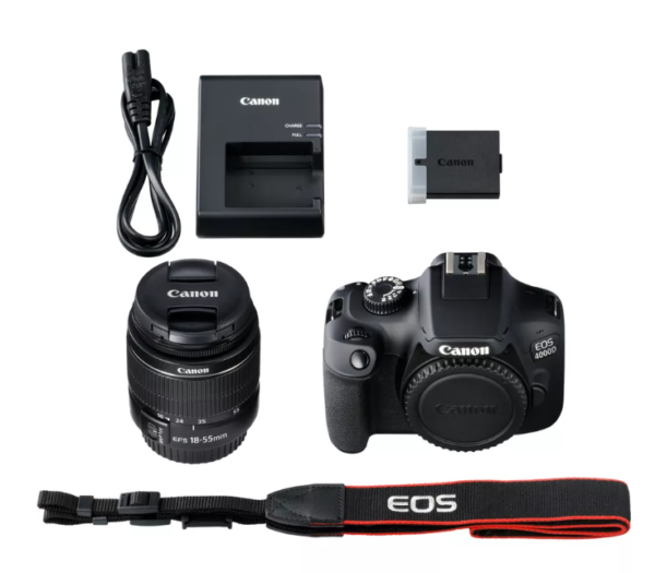 Buy Canon EOS 4000D Camera, Black + 18-55 III in Kumasi