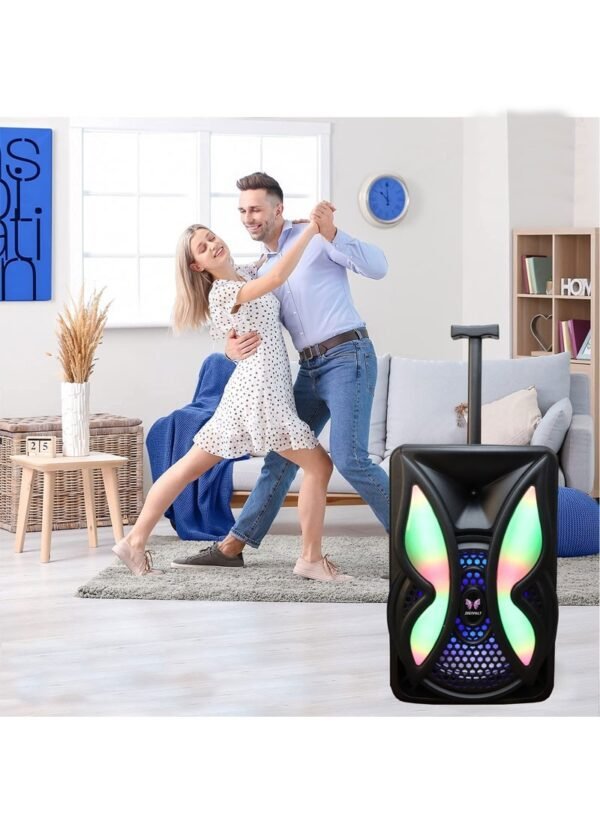 Buy 12 WIRELESS RGB LIGHT PROFESSIONAL RECHARGEABLE SPEAKER WITH WIRELESS MICROPHONE in kumasi 1 - Image 4