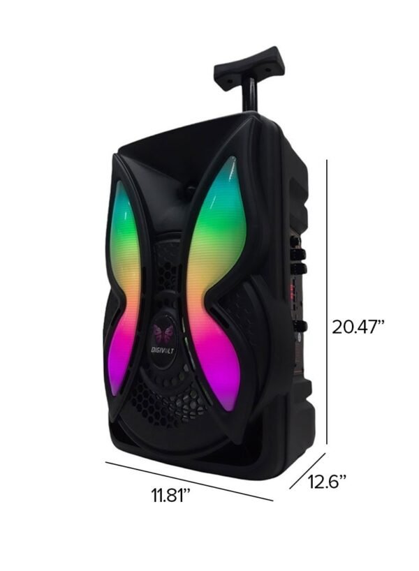 Buy 12 WIRELESS RGB LIGHT PROFESSIONAL RECHARGEABLE SPEAKER WITH WIRELESS MICROPHONE in kumasi (Copy)