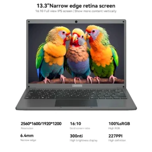 14" Intel Celeron 3350 laptop Notebook 6GB RAM Cheap Computer mini Laptop with 19200X1080 Resolution Office Study PC