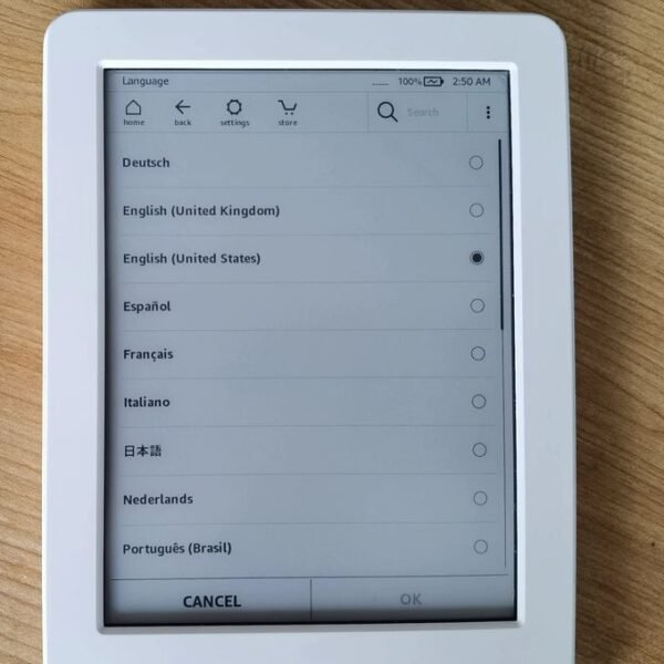 Amazon Kindle E-Book Reader - 6″ - White