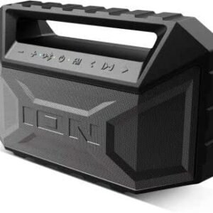 Aquaboom Max Portable Boombox Stereo Speaker Bluetooth with FM Radio, Waterproof, Mudproof & Sandproof IP67