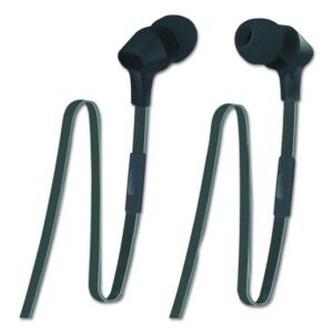 Case Logic Stereo Earbud Earphone with Microphone - Black/Black