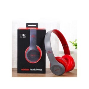 Durable P47 Bluetooth Headphone-red