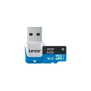 Lexar MicroSDHC UHS-I High Speed w/Reader (Class 10) - 16GB