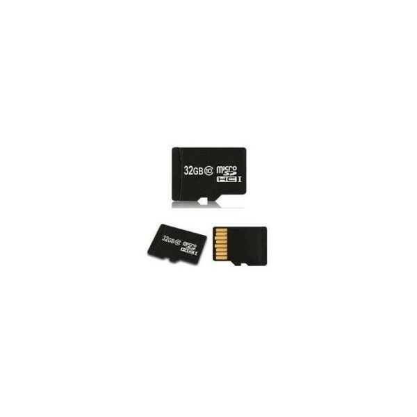 Micro SD Memory Card - 32GB - Black + Free Flashdrive 32GB