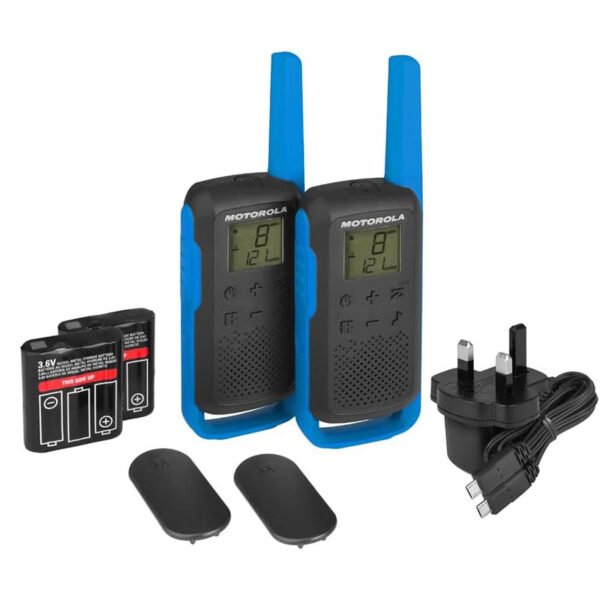 Motorola Talkabout T62 Twin Pack with Charger Blue UK