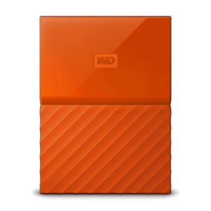 WD 2TB My Passport Portable External Hard Drive - Orange