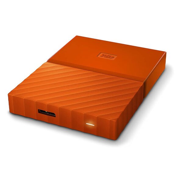 WD 4TB My Passport Portable External Hard Drive - Orange