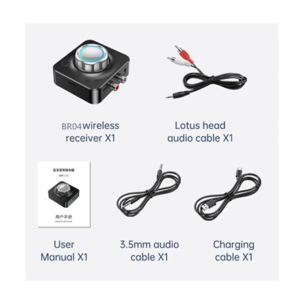 Black Wireless 3D Audio Receiver Adapter  in kumasi