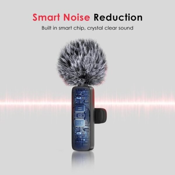 Dual Type-C Wireless Lapel Microphone for iPhone and Android with Hairball Adapter in kumasi