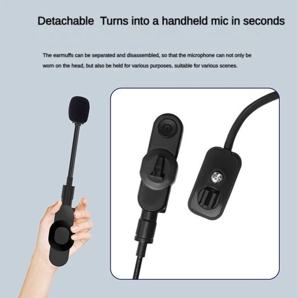 Dual Wireless Microphone System for Two Users, 160ft Range, 2.4G Headset Mics for Karaoke, Amplifiers, PA Systems, Yoga, Teaching, and Fitness Activities in kumasi
