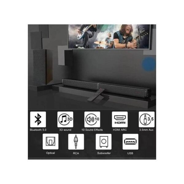 JVC 2025 Premium High-Quality Soundbar Subwoofer - Black, 2400W RMS - 8500W Peak Power  in kumasi