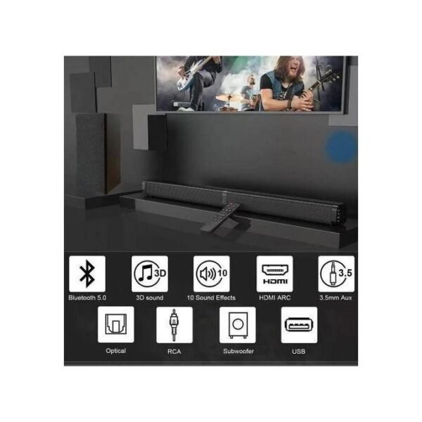 JVC 2025 Premium High-Quality Soundbar Subwoofer - Black, 2400W RMS - 8500W Peak Power  in kumasi
