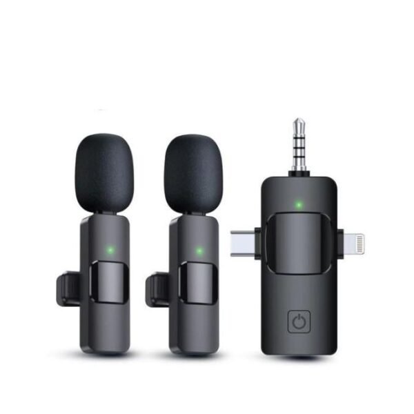 Type-C Wireless Lapel Microphone for iPhone, Android, and iPad