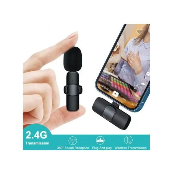 Wireless Lapel Microphones with Type-C Interface for Mobile Phones