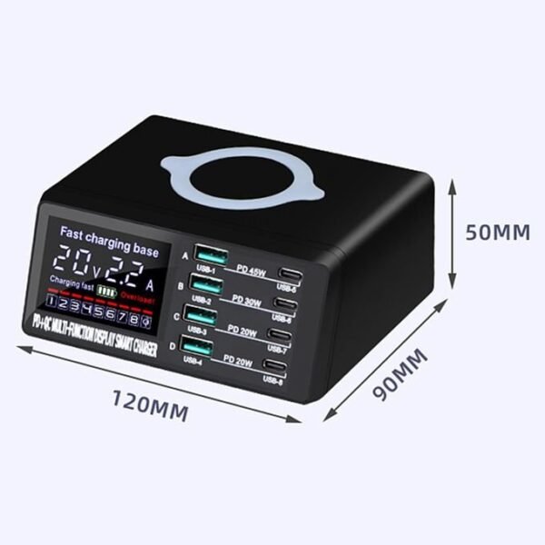 110W 9-in-1 Multiport USB Charger Hub with 8 Ports - EU Version for Fast Charging  in kumasi