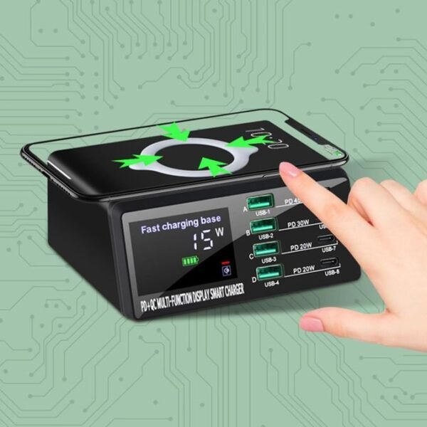 110W 9-in-1 Multiport USB Charger Hub with 8 Ports - EU Version for Fast Charging  in kumasi
