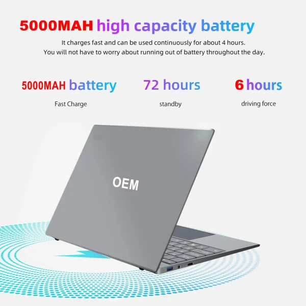 14 inch Win 11 brand new notebook N3350 2.4Ghz DDR3 6GB RAM 128GB ROM and HD screen laptop computer laptops