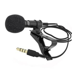 1.5m Lapel Microphone with 3.5 mm Clip-On for Lectures and Speaking