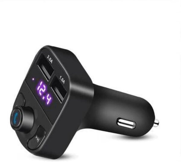 Buy Fm Bluetooth 5.0 Car Charge Dual Usb Porttype-C Charge Handsfree Call Wireless Aux Audio Modulator Mp3 Player in Kumasi 12 - Image 3