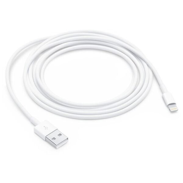 2M White Charger Cable for iPhone