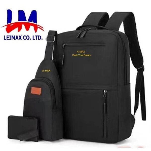 3 In 1 Multi Functional Backpack - Black