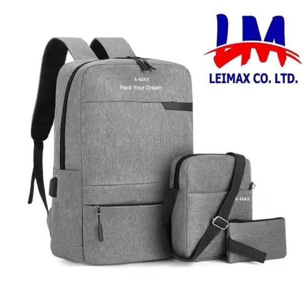 3 In 1 Multi Functional Backpack - Grey