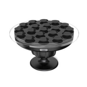 360 Swivel Mount Wireless Car Charger Stand Phone Holder for iPhone and Samsung - Default NO