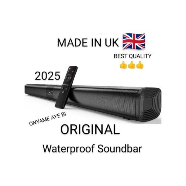 4000W - High-Power Wireless Built-In Subwoofer Soundbar - Black (UK Standard)