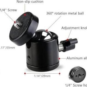 Buy 1pc Mini Swivel Ball Head Tripod Head 360 Degree Rotating in Kumasi o