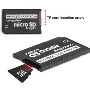 Buy Memory Stick Pro Duo Adapter, MicroSDMicroSDHC TF Card to Memory Stick MS Pro Duo Card for Sony PSP Card Adapter in Kumasi 1