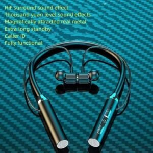 Buy New Bluetooth earphones, in ear neck hanging sports earphones, super long standby battery life, universal mobile phone in Kumasi AA
