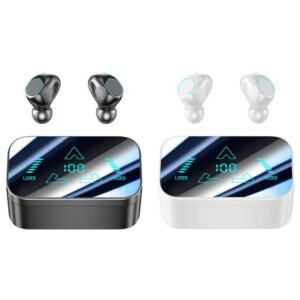 Buy Wireless Bluetooth Earphones Transparent Touch Intelligent Digital Display Headset HiFi Headphone Noise Reduction Gaming Earbuds In Kumasi