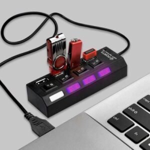 Buy USB Splitter Hub USB 3.0 Docking Station Multiple Expander Black as