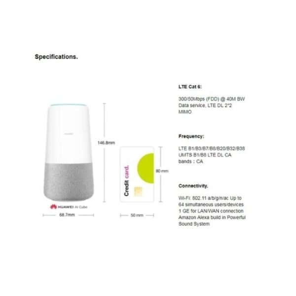 Buy Huawei B900-230 3-in-1 Smart AI Cube Router - 4G LTE Cat 6 - Up To 300 Mbps in Kumasi 1aa - Image 6
