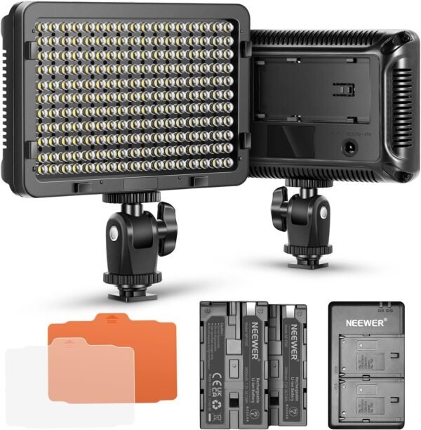 Buy Neewer 176 LED Video Light Kit with Batteries and Filters for Canon, Nikon DSLR Cameras in Kumasi - Image 6
