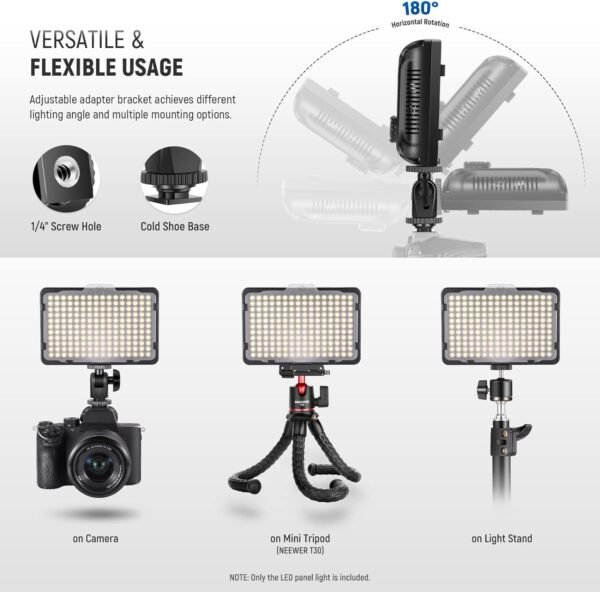 Buy Neewer 176 LED Video Light Kit with Batteries and Filters for Canon, Nikon DSLR Cameras in Kumasi - Image 8