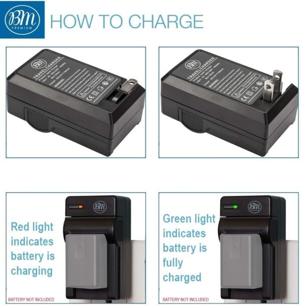 Buy High-Quality Battery Charger for Panasonic Camcorders | Worldwide Charging | Quick & Safe Charging | Includes Car Adapter in Kumasi - Image 4