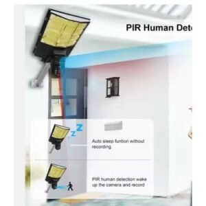 Buy 4G Sim Solar Outdoor Dual Lens 8MP IP Camara Solar Panel CCTV Security Built in Battery PIR Cam V380 with led Lightening in Kumasi 1