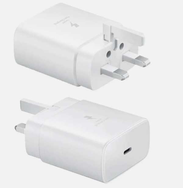 Buy Original Samsung Charger 45W Super Fast UK Main Plug and USB-C Cable in White in Kumasi - Image 2